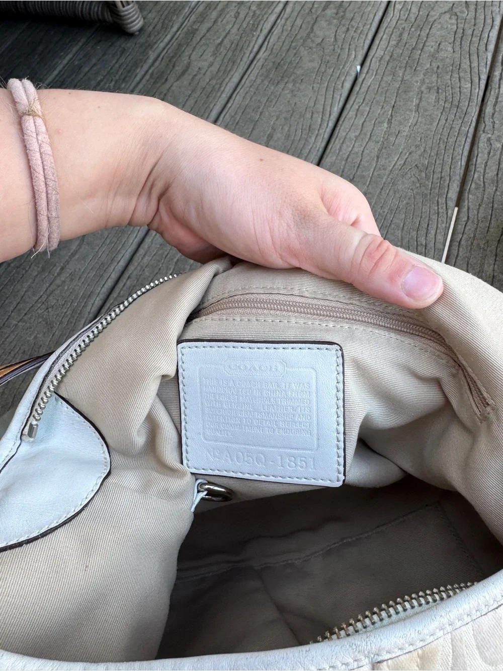 Vintage Coach Hobo Bag